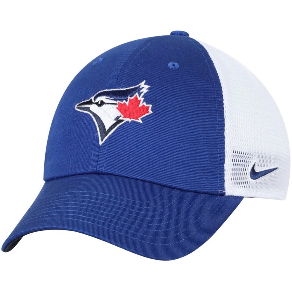 BNWT Nike TORONTO BLUE JAYS MLB ROYAL BLUE HERITAGE 86 TRUCKER ADJUSTABLE HAT